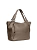 Lia Biassoni Leren schoudertas "Alserio" beige - (B)42 x (H)26 x (D)14 cm