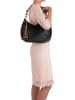 Lia Biassoni Leren schoudertas "Garga" zwart - (B)36 x (H)26 x (D)10 cm