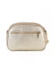 Lia Biassoni Leren schoudertas "Flumendosa" goudkleurig - (B)23 x (H)17 x (D)7 cm