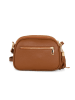 Lia Biassoni Leren schoudertas "Flumendosa" camel - (B)23 x (H)17 x (D)7 cm