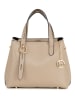 Lia Biassoni Leren handtas "Verney" taupe - (B)28 x (H)21 x (D)12 cm
