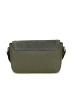 Lia Biassoni Skórzana torebka "Camoscio" w kolorze oliwkowym - 24 x 16 x 7 cm