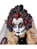 Widmann Masker "KONINGIN VAN DE DODEN" zwart/rood