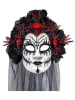 Widmann Masker "KONINGIN VAN DE DODEN" zwart/rood