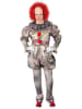 Widmann Kostuum "KILLER CLOWN" grijs
