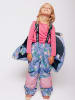 Småfolk Ski-/Snowboardbroek "Vogels en bloemen" paars