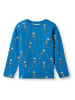 Småfolk Longsleeve "Skelet" blauw