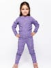 Småfolk Legging "Skelet" paars