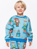 Småfolk Sweatshirt "Robotern" in Blau