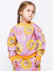 Småfolk Sweatshirt "Zonnebloemen" paars
