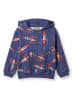 Småfolk Hoodie "Raumschiffe" in Dunkelblau