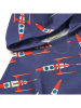 Småfolk Hoodie "Ruimteschepen" donkerblauw
