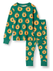 Småfolk Pyjama "Äpfel" in Grün