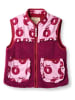 Småfolk Fleece bodywarmer "Appel" rood/lichtroze