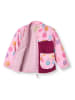 Småfolk Fleecejacke "Äpfel" in Rosa/ Rot