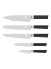 Chefkoch 6-delige keukenmessenset zwart