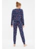trendyol Pyjama in Dunkelblau