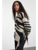 trendyol Pullover in Beige/ Schwarz