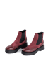 Anna Morellini Leder-Chelsea-Boots "Doniciana" in Rot