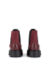 Anna Morellini Leder-Chelsea-Boots "Doniciana" in Rot