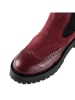 Anna Morellini Leder-Chelsea-Boots "Doniciana" in Rot