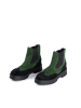 Anna Morellini Leder-Chelsea-Boots "Bridianda" in Grün/ Schwarz