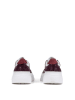 Anna Morellini Skórzane sneakersy "Anola" w kolorze biało-bordowym