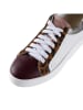 Anna Morellini Leder-Sneakers "Getta" in Weiß/ Silber