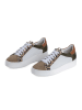 Anna Morellini Leren sneakers "Anorecia" wit/lichtbruin