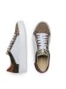 Anna Morellini Leren sneakers "Anorecia" wit/lichtbruin