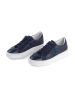 Anna Morellini Leder-Sneakers "Luiglia" in Dunkelblau