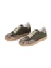 Anna Morellini Leren sneakers "Doreca" kaki/beige