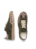 Anna Morellini Leren sneakers "Doreca" kaki/beige
