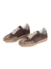Anna Morellini Leder-Sneakers "Catina" in Braun/ Beige
