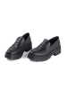 Anna Morellini Leren mocassins zwart
