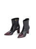 Anna Morellini Leder-Stiefeletten "Micetta" in Schwarz