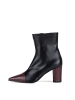 Anna Morellini Leder-Stiefeletten "Micetta" in Schwarz