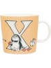 Moomin Kubek jumbo "X" w kolorze brzoskwiniowym - 400 ml