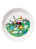 Moomin Dessertbord ''Little My and meadow'' groen - Ø 19 cm