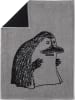 Moomin Ręcznik "The Groke" w kolorze szaro-czarnym do rąk - 70 x 50 cm