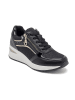Sixth Sens Keilsneakers in Schwarz