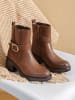 Sixth Sens Stiefeletten in Hellbraun