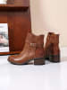 Sixth Sens Ankle-Boots in Hellbraun