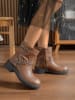 Sixth Sens Ankle-Boots in Hellbraun