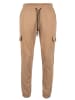Roadsign Spodnie dresowe w kolorze jasnobrązowym
