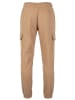 Roadsign Spodnie dresowe w kolorze jasnobrązowym