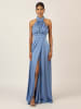 APART Satinkleid in Blau