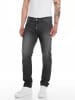 Replay Dżinsy - Slim fit - w kolorze antracytowym