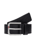 TOMMY JEANS Leren riem zwart