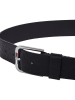 TOMMY JEANS Leren riem zwart